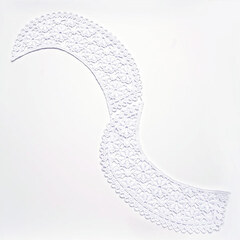 Кружево/Кружевная вставка/20см 337 белый