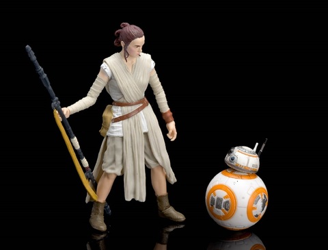 Фигурка Рей и БиБи-8 Пробуждение силы Black Series