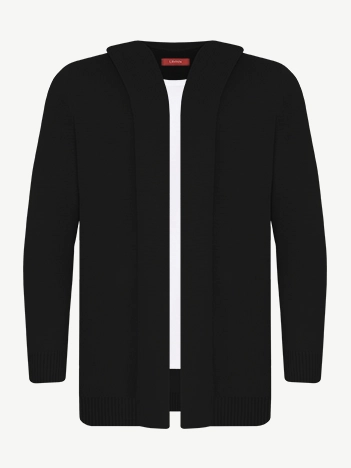 Кардиган с капюшоном из экохлопка