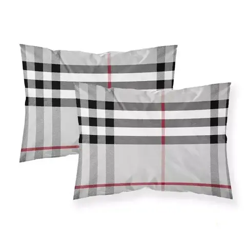 Комплект наволочек 50*70 см (2 шт.) SQUARE BURBERRY GREY, 100% хлопок