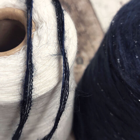 Смотка с кидмохером 180 темно-синий с блеском