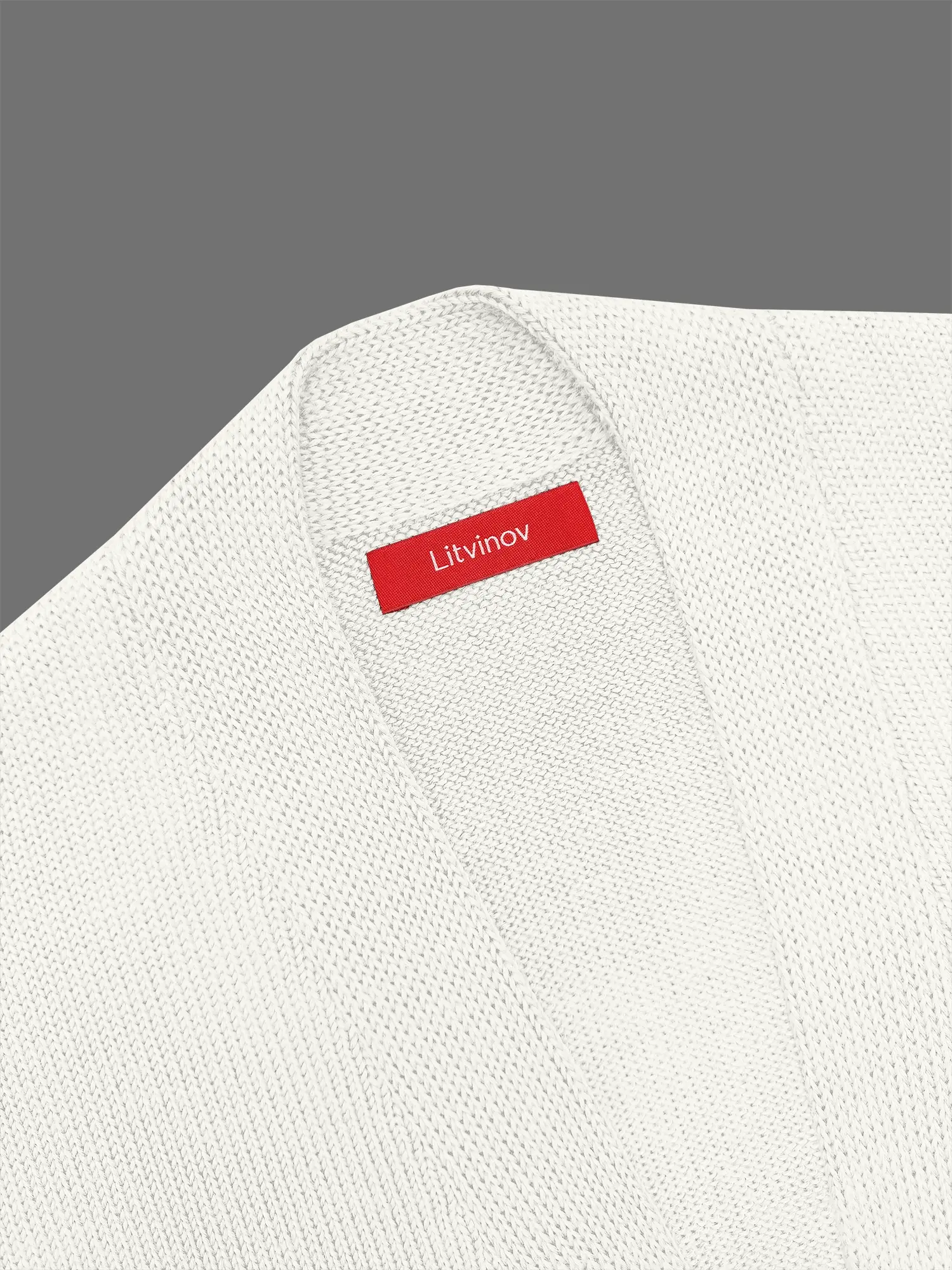 Кардиган с планкой из хлопка