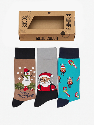 Носки НГ комплект 3 пары, р.37-44 