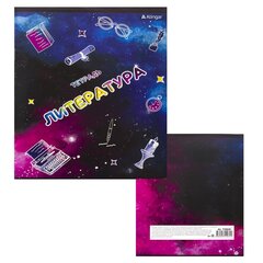 
          Тетрадь предметная "Литература" А5 36л. со справочным материалом, скрепка, мелованный картон (эконом), блок офсет, Alingar "Космическая фантазия"