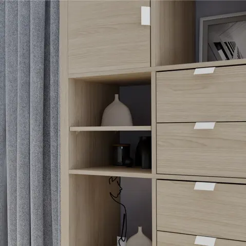 Полка Фора 4.1, 33*37*1,5 см, дуб беленый