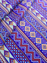 Ткань бязь плательная, рис. " Африканский орнамент", ширина 150 см, арт. 1032