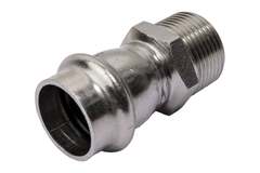 Соединитель Valtec нерж. сталь с нар.р. 22х3/4