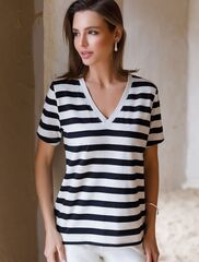 Футболка из премиального хлопка с эластаном  D49.096 (121268)