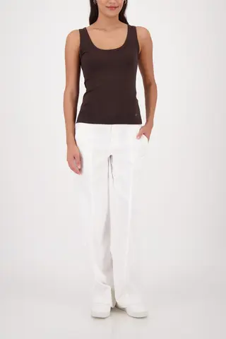 Monari Топ-майка из хлопкового трикотажа