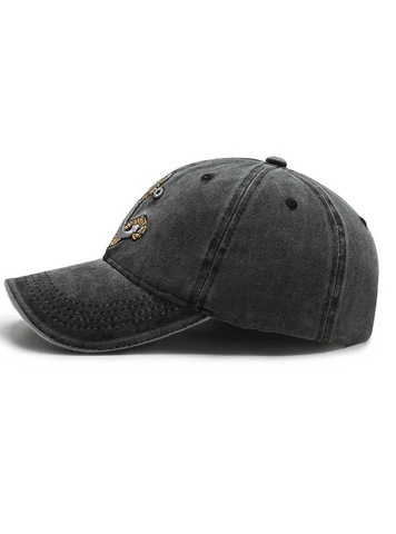 Картинка кепка Skully Wear baseball cap ancor black - 5