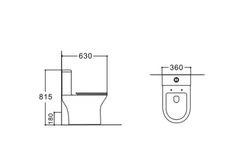 Унитаз-компакт напольный с бачком Aquatek Леон с сиденьем (плавное закрытие), смыв ТОРНАДО