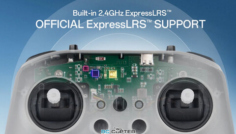 Аппаратура управления RadioMaster T8L, ELRS 2.4G, 100 mW (Color-GREY VERSION-ELRS REGION-FCC)
