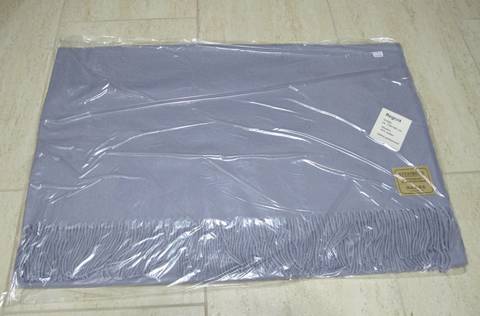 Плед шерстяной 130x190 Steinbeck Regent - 161 Silver