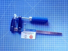 Струбцина F-образная КОБАЛЬТ 50 x 200 мм, деревянная рукоятка (917-071)