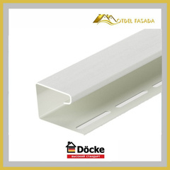 Джей профиль DOCKE PREMIUM Пломбир 16мм 3000мм