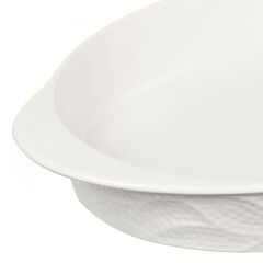 Форма для запекания керам, 22х34х4.5 см, овал, Листья
