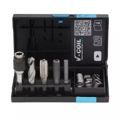 Набор для восстановления резьбы М 8,0х1,25 15пр V-Coil Rapid Volkel 04312