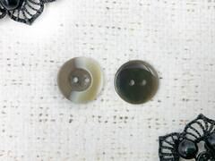 Пуговицы, d 1,8 см, 2 прокола, бежевый с коричневым