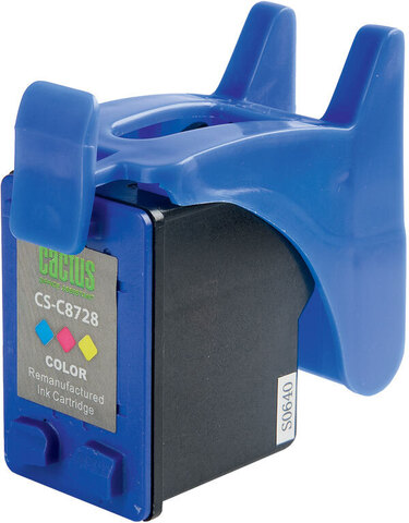 Картридж струйный Cactus CS-C8728 №28 многоцветный (18мл) для HP DJ 3320, 3325, 3420, 3425, 3520