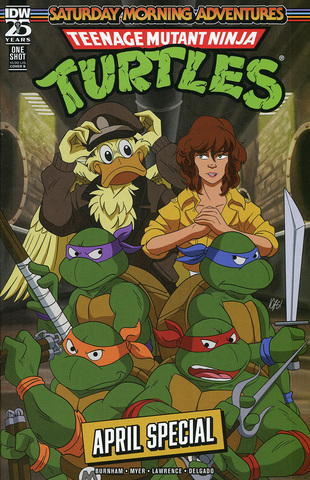 Teenage Mutant Ninja Turtles Saturday Morning Adventures April Special #1 (One Shot) (Cover В)