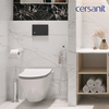 Cersanit 68305 Комплект CITY SMART CO DPL EO slim инсталляция VECTOR кнопка ESTETICA пластик черный матовый с рамкой хром