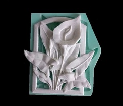 Силиконовый молд Панно Лилии