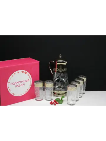 Набор для напитков ( Кувшин+ 6 стаканов)
