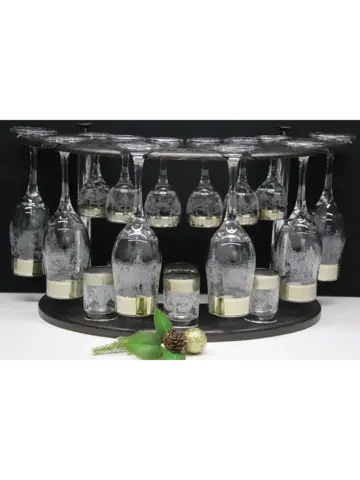 Барный набор 18 предметный с Бокалом