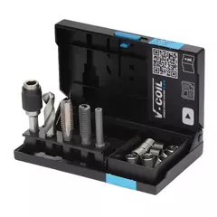 Набор для восстановления резьбы М 8,0х1,25 15пр V-Coil Rapid Volkel 04312