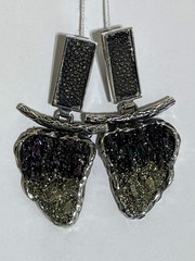 Герда (серьги из серебра)