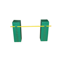 Набор брусов-держателей для эстафеты с липами + палка