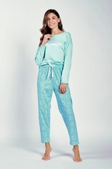 Пижама женская со штанами TARO 3217 ABI_Бирюзовый