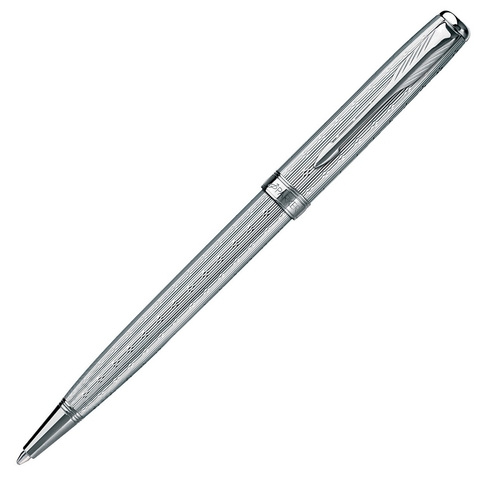 Ручка шариковая Parker Sonnet K532 Chiselled Silver CT (S0808370)