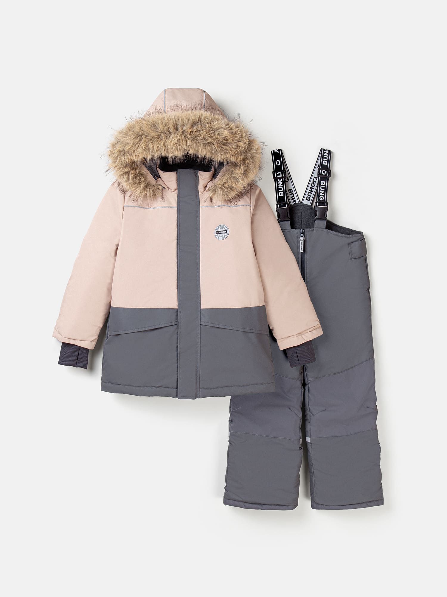 костюм зимний с системой роста "графит" 7+  фотография