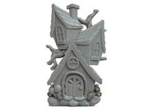 Силиконовый молд № 425 домик Скворечник 2 D ( серия домики для гномов и фей)