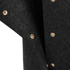 Корзина для хранения из фетра, 30*30*55 см, цвет темно-серый.