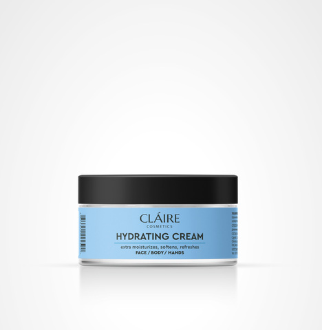 Claire cosmetics УНИВЕРСАЛЬНЫЙ КРЕМ для лица, тела и рук Увлажняющий HYDRATING CREAM 200мл