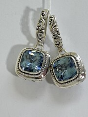 Людовик (серьги из серебра)