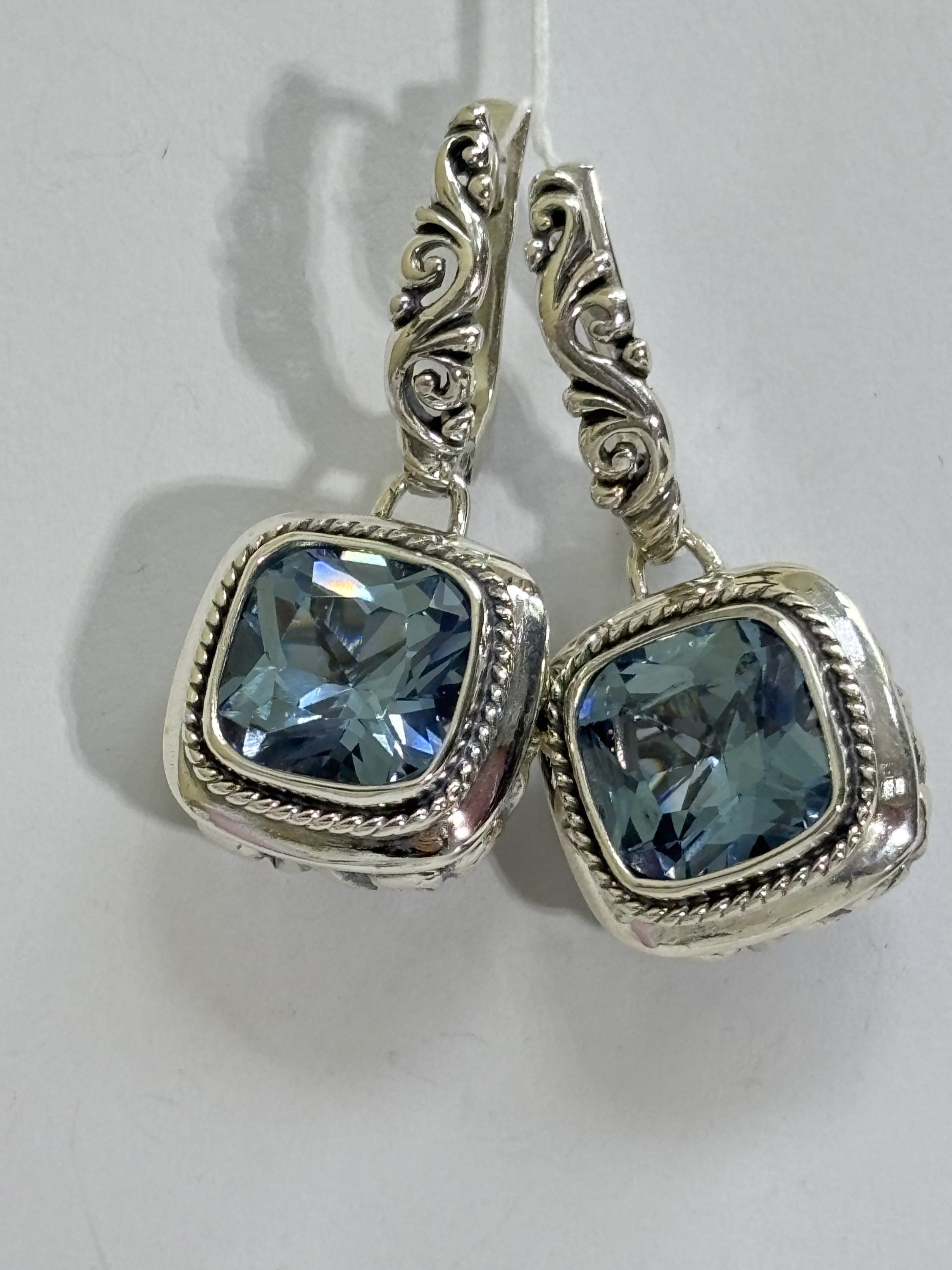 Людовик (серьги из серебра)