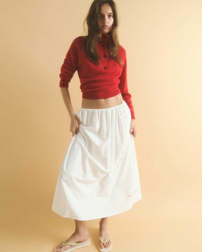 Юбка "Французская", Молочный