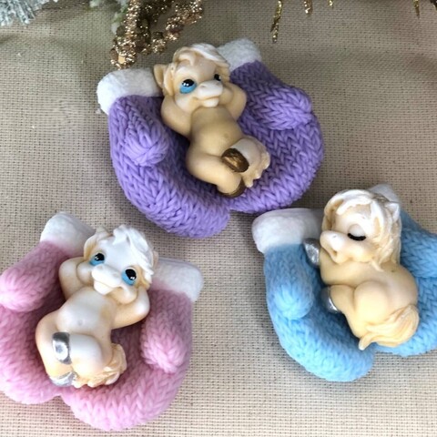 Мыло Лошадка спящая в варежках