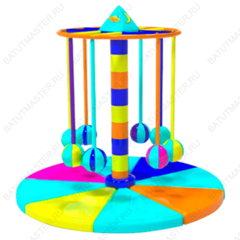 Электрическая карусель детская 4KIDS "Взрывной кокос"