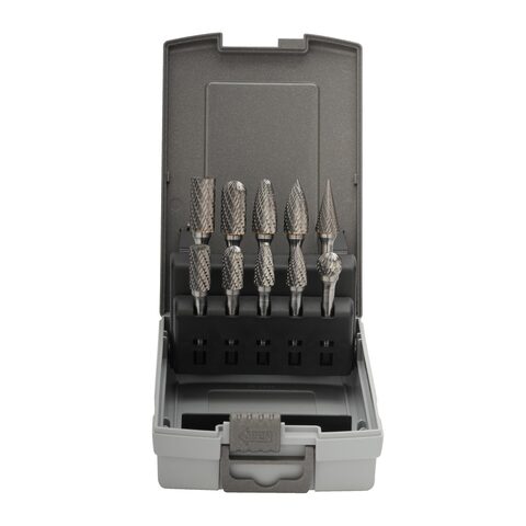 Набор бор-фрез твердосплавных 10шт HM S=6мм Ruko 116003RO (АКЦИЯ)