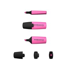 
          Текстовыделитель, Erich Krause "Visioline Mini", розовый, мини-корпус, скошенный, 0.6-5.2 мм, 10 шт/уп, картонная коробка-дисплей