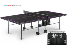 Стол теннисный Game с сеткой Черный