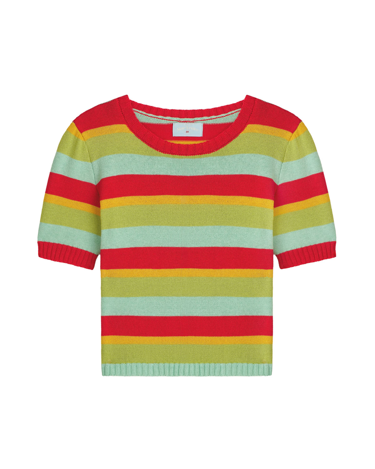 Укороченный трикотажный топ