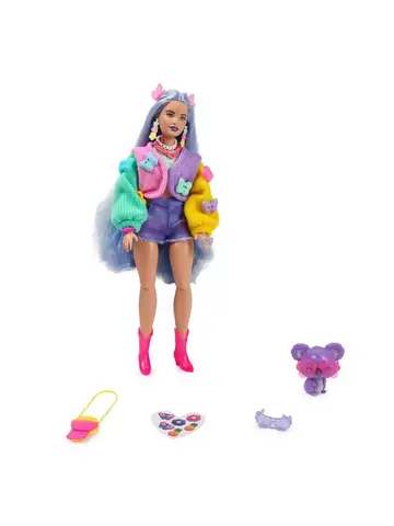 Кукла Барби Экстра с лавандовыми волосами HKP95