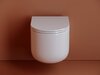 Ceramica Nova Ulma CN4006 Подвесной унитаз c ультра тонким сидением и крышкой с функцией плавного закрытия, цвет: белый