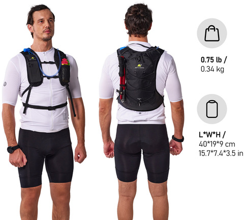 Картинка рюкзак мультиспортивный Nevo Rhino 9291 Black - 7