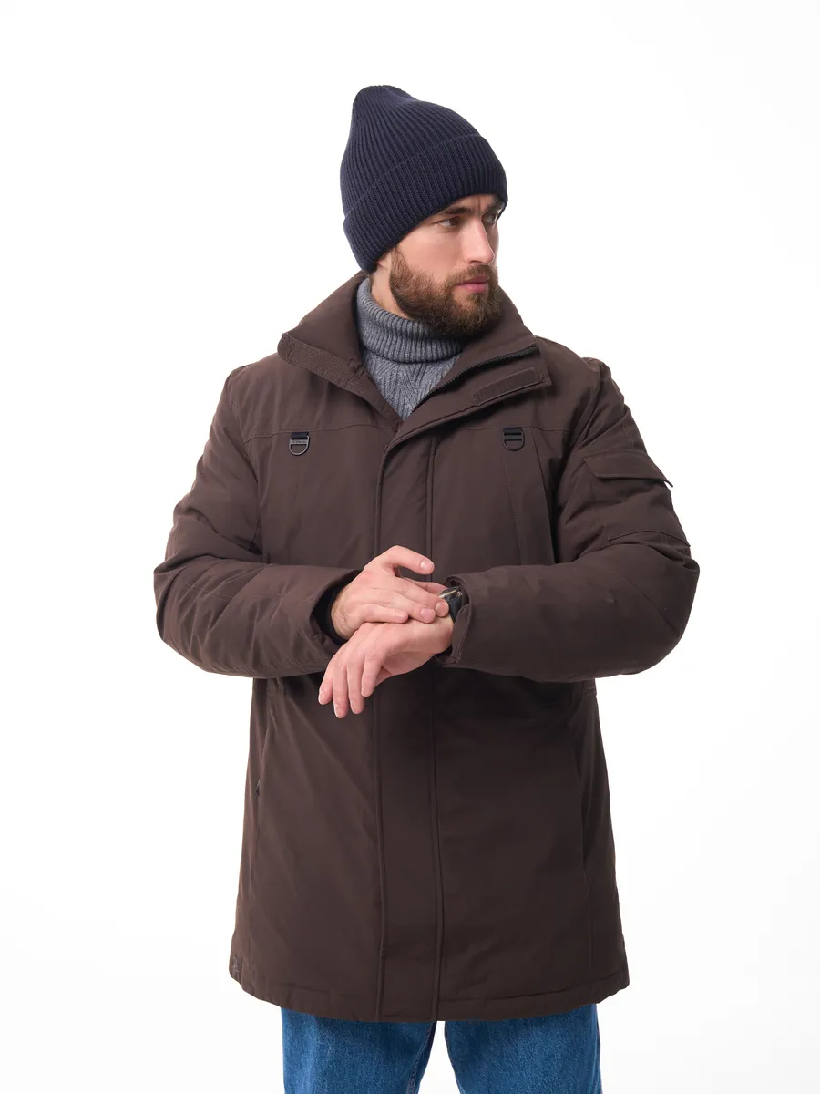 Шапка зимняя на флисе вязаная осень